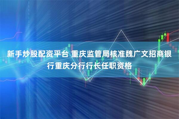 新手炒股配资平台 重庆监管局核准魏广文招商银行重庆分行行长任职资格